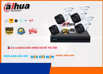 Lắp đặt camera Bộ Camera Kho Hàng Giá Rẻ Thu Âm