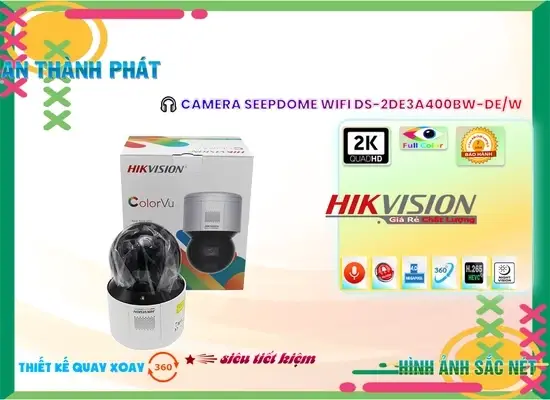 Lắp đặt camera DS-2DE3A400BW-DE/W IP Camera Giá Rẻ Hikvision
