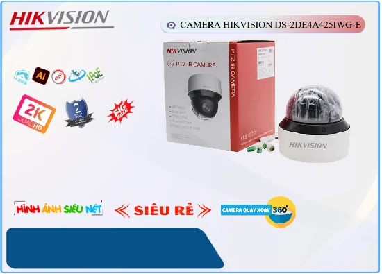 Lắp đặt camera Camera  Hikvision DS-2DE4A425IWG-E Sắc Nét