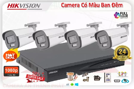 Lắp đặt camera Lắp camera full color hikvision gia re