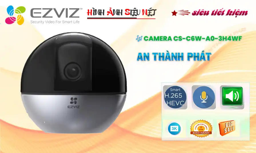 Camera Ezviz CS-C6W-A0-3H4WF(C6W)