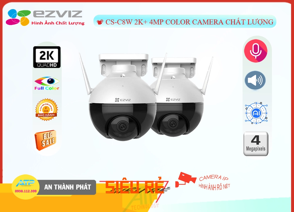 CS C8W 2K+ 4MP Color,Camera Wifi Ezviz CS-C8W 2K+ 4MP Color,Chất Lượng CS-C8W 2K+ 4MP Color,Giá Wifi IP CS-C8W 2K+ 4MP