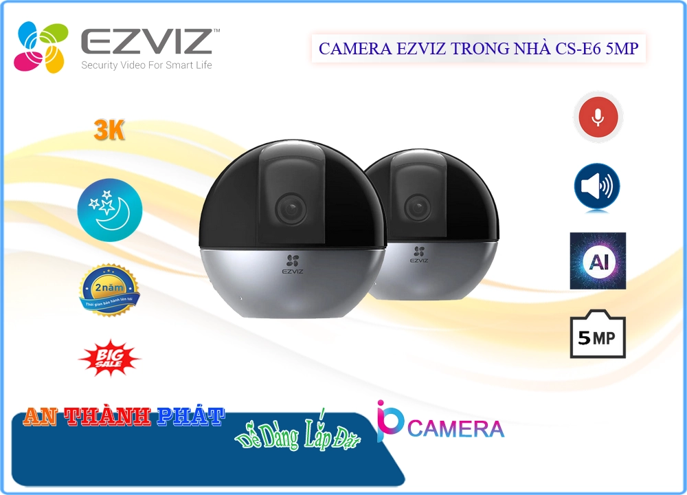 Camera CS-E6 5MP Wifi,Giá CS-E6 5MP,CS-E6 5MP Giá Khuyến Mãi,bán CS-E6 5MP, Không Dây IP CS-E6 5MP Công Nghệ Mới,thông