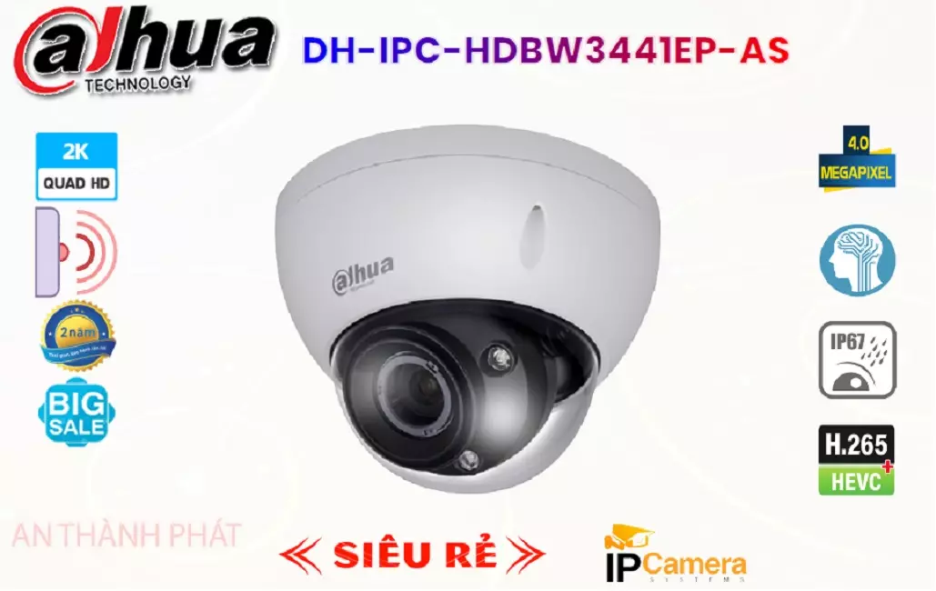 Camera IP Dahua DH-IPC-HDBW3441EP-AS,Chất Lượng DH-IPC-HDBW3441EP-AS,DH-IPC-HDBW3441EP-AS Công Nghệ