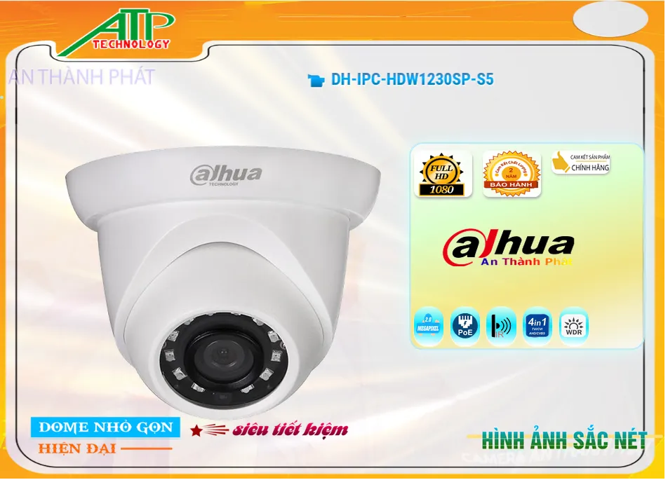 Camera Dahua DH,IPC,HDW1230SP,S5,DH IPC HDW1230SP S5,Giá Bán DH,IPC,HDW1230SP,S5 sắc nét Dahua ,DH,IPC,HDW1230SP,S5 Giá