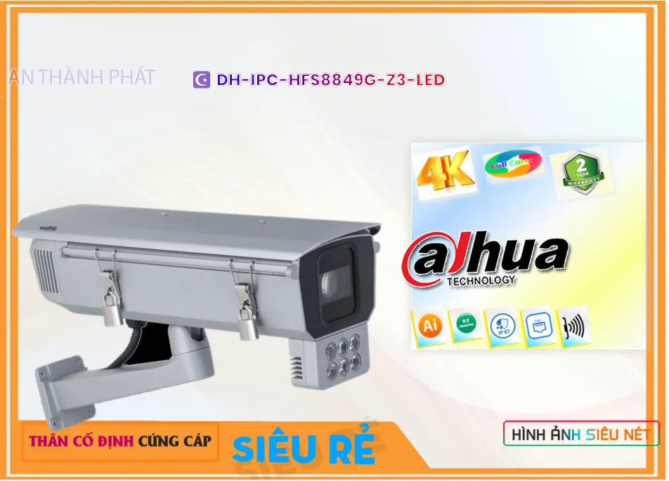 Camera Dahua DH,IPC,HFS8849G,Z3,LED,DH IPC HFS8849G Z3 LED,Giá Bán DH,IPC,HFS8849G,Z3,LED sắc nét Dahua