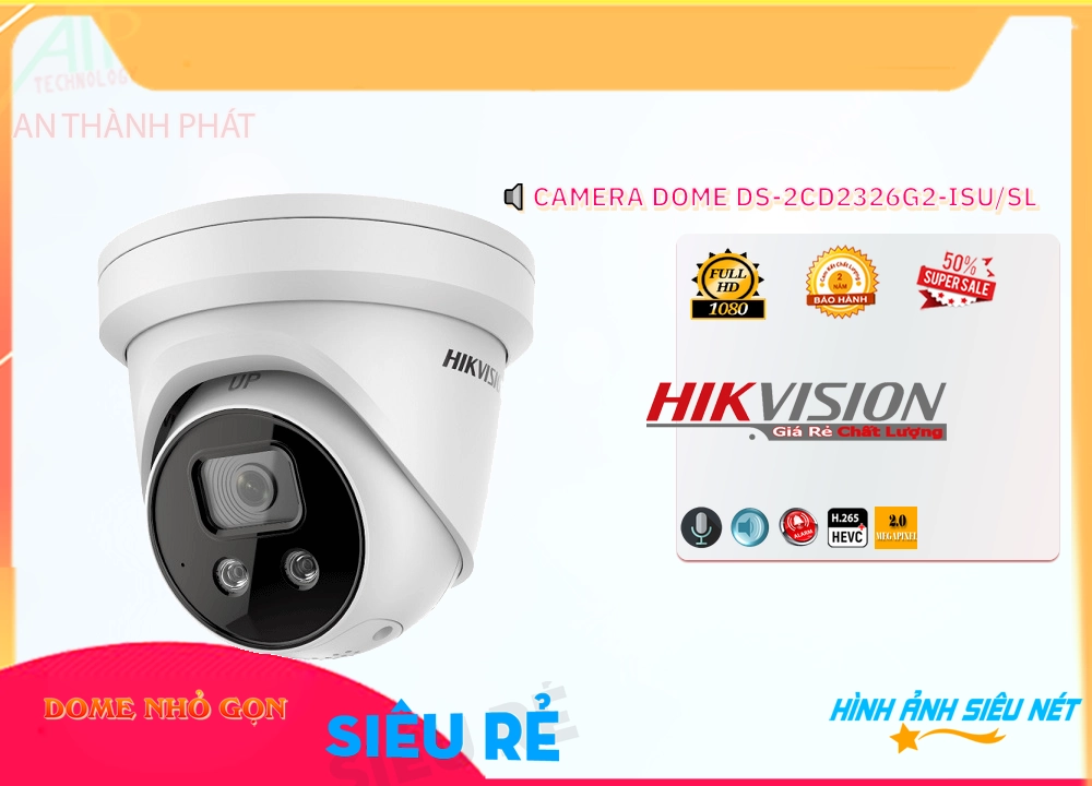 Camera Hikvision DS-2CD2326G2-ISU/SL,thông số DS-2CD2326G2-ISU-SL,DS 2CD2326G2 ISU SL,Chất Lượng