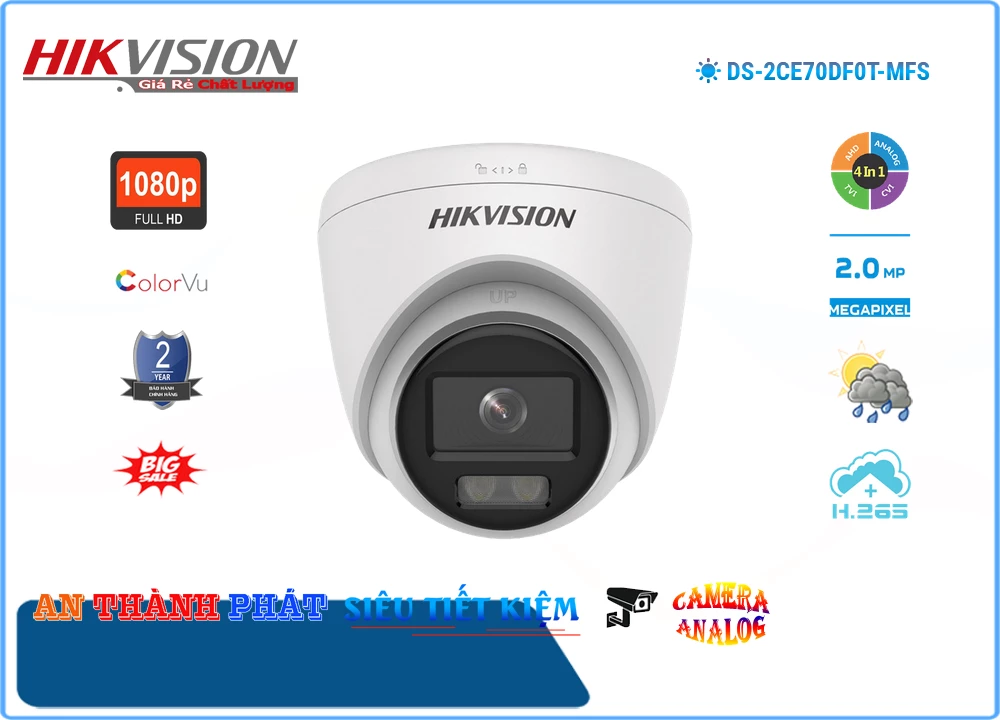 Camera Hikvision DS,2CE70DF0T,MFS,DS 2CE70DF0T MFS,Giá Bán DS,2CE70DF0T,MFS sắc nét Hikvision ,DS,2CE70DF0T,MFS Giá