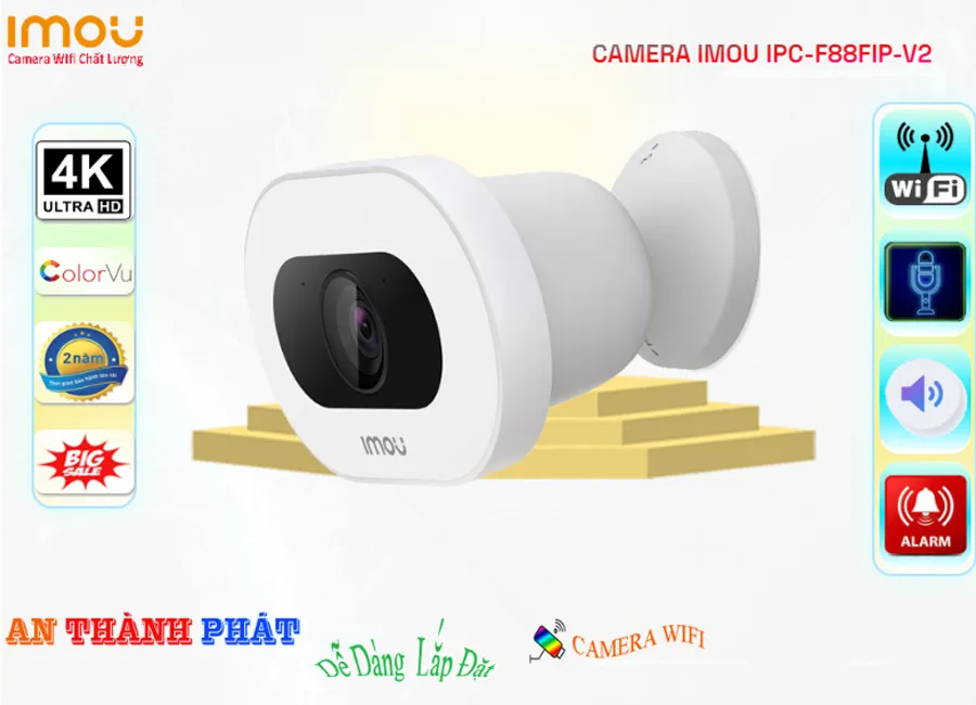 Camera Imou Ngoài Trời 4K IPC-F88FIP-V2,Giá IPC-F88FIP-V2,IPC-F88FIP-V2 Giá Khuyến Mãi,bán IPC-F88FIP-V2,IPC-F88FIP-V2