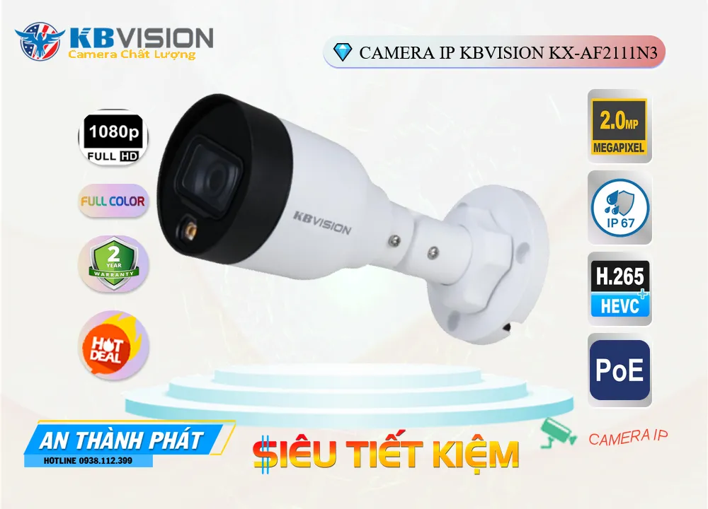 Camera IP Kbvision KX,AF2111N3,KX AF2111N3,Giá Bán KX,AF2111N3 sắc nét KBvision ,KX,AF2111N3 Giá Khuyến Mãi,KX,AF2111N3