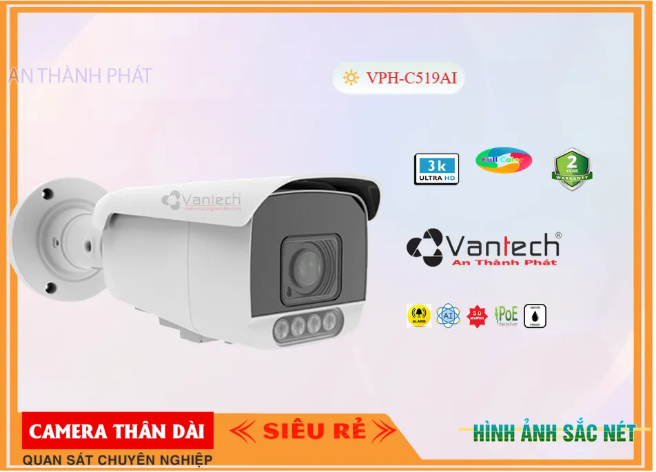 Camera VanTech VPH,C519AI,VPH C519AI,Giá Bán VPH,C519AI sắc nét VanTech ,VPH,C519AI Giá Khuyến Mãi,VPH,C519AI Giá