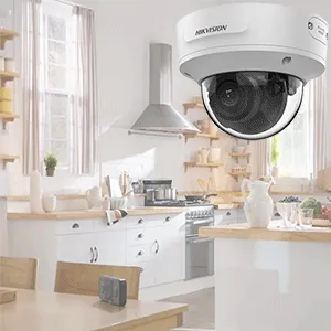 camera giám sát được lắp đặt trong khu vực bếp có thể bảo vệ cực tốt và phòng chóng cháy nổ