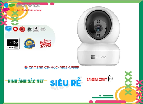 CS-H6c-R105-1J4WF Camera Wifi Ezviz Giá rẻ