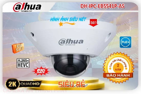Camera 180 Độ DH-IPC-EB5541P-AS Dahua,DH-IPC-EB5541P-AS góc rộng, bán camera DH-IPC-EB5541P-AS, giá camera DH-IPC-EB5541P-AS, phân phối camera DH-IPC-EB5541P-AS