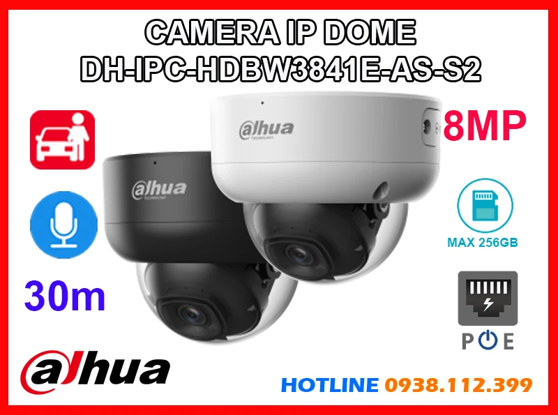 Lắp đặt camera Camera Dahua DH-IPC-HDBW3841E-AS-S2 (8MP)