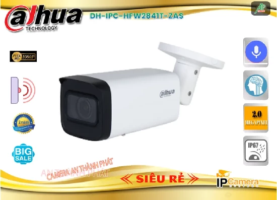 DH-IPC-HFW2841T-ZAS, camera Ip DH-IPC-HFW2841T-ZAS, camera Dahua DH-IPC-HFW2841T-ZAS, camera IP Dahua DH-IPC-HFW2841T-ZAS, lắp camera DH-IPC-HFW2841T-ZAS