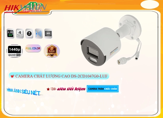 Lắp đặt camera DS-2CD1047G0-LUF Camera Ip Sắc Nét Hikvision Giá rẻ