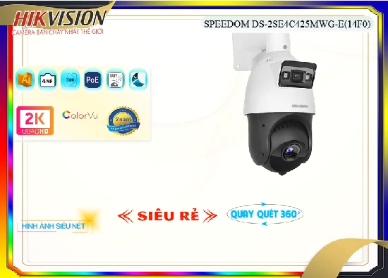 Lắp đặt camera Camera  Hikvision Thiết kế Đẹp DS-2SE4C425MWG-E(14F0)