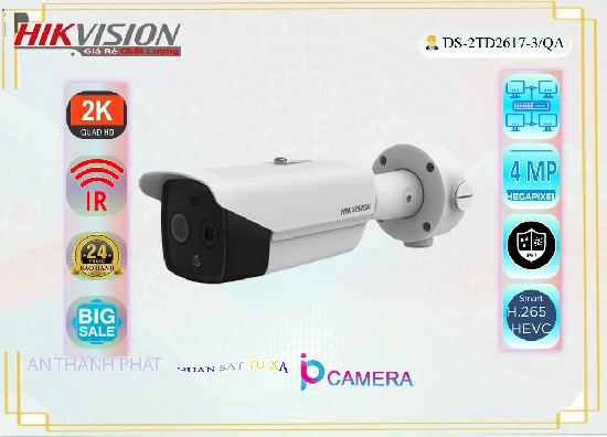 Lắp đặt camera ✪  Camera DS-2TD2617-3/QA  Hikvision