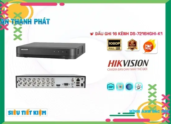 Lắp đặt camera DS-7216HGHI-K1 Đầu Ghi Hikvision