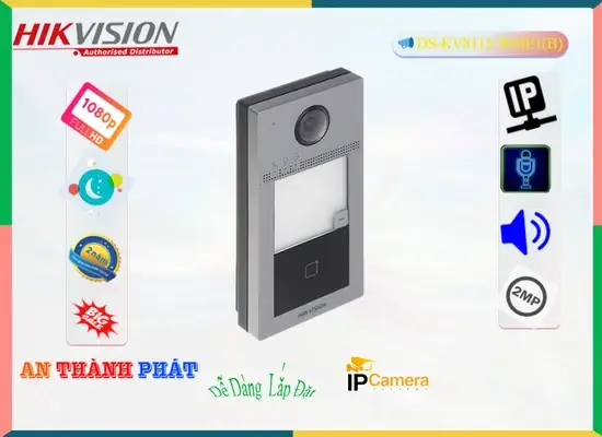 Lắp đặt camera DS-KV8113-WME1(B) Hikvision Màn Hình chuôn cửa