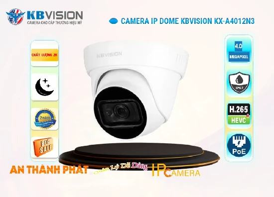 Lắp đặt camera Camera  KBvision Sắc Nét KX-A4012N3 ✽ 