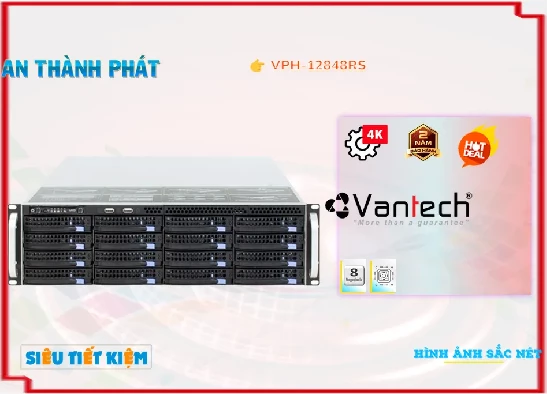 Lắp đặt camera Server Ghi Hình Vantech VPH-12848RS