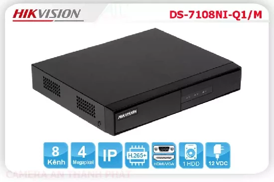 Lắp đặt camera Đầu ghi hình HIKVISION DS-7108NI-Q1/M