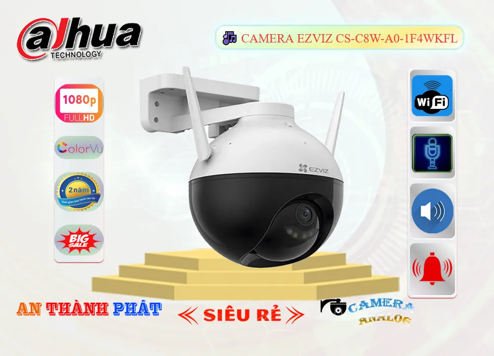 Camera Wifi 360 Ngoài Trời CS-C8W-A0-1F4WKFL,CS-C8W-A0-1F4WKFL Giá rẻ,CS C8W A0 1F4WKFL,Chất Lượng