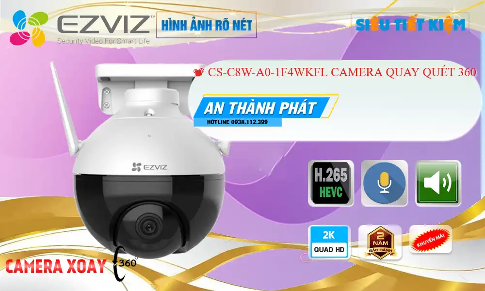 CS-C8W-A0-1F4WKFL sắc nét Wifi Ezviz CS-C8W-A0-1F4WKFL sắc nét Wifi Ezviz