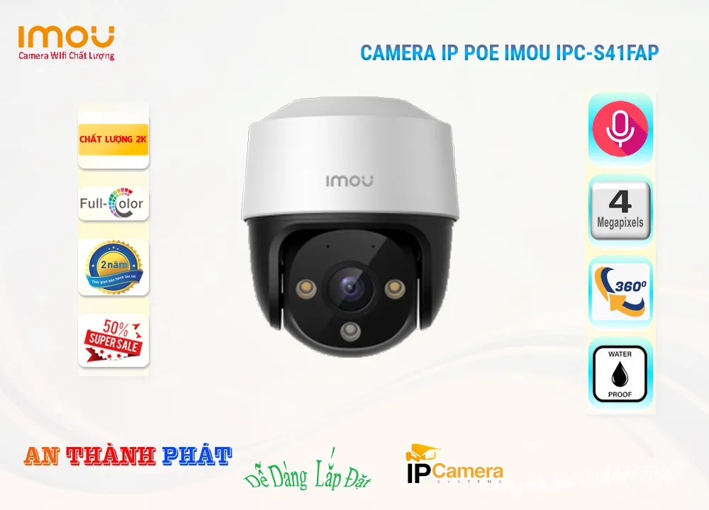 Camera IP POE Imou IPC-S41FAP,IPC-S41FAP Giá rẻ,IPC-S41FAP Giá Thấp Nhất,Chất Lượng IPC-S41FAP,IPC-S41FAP Công Nghệ