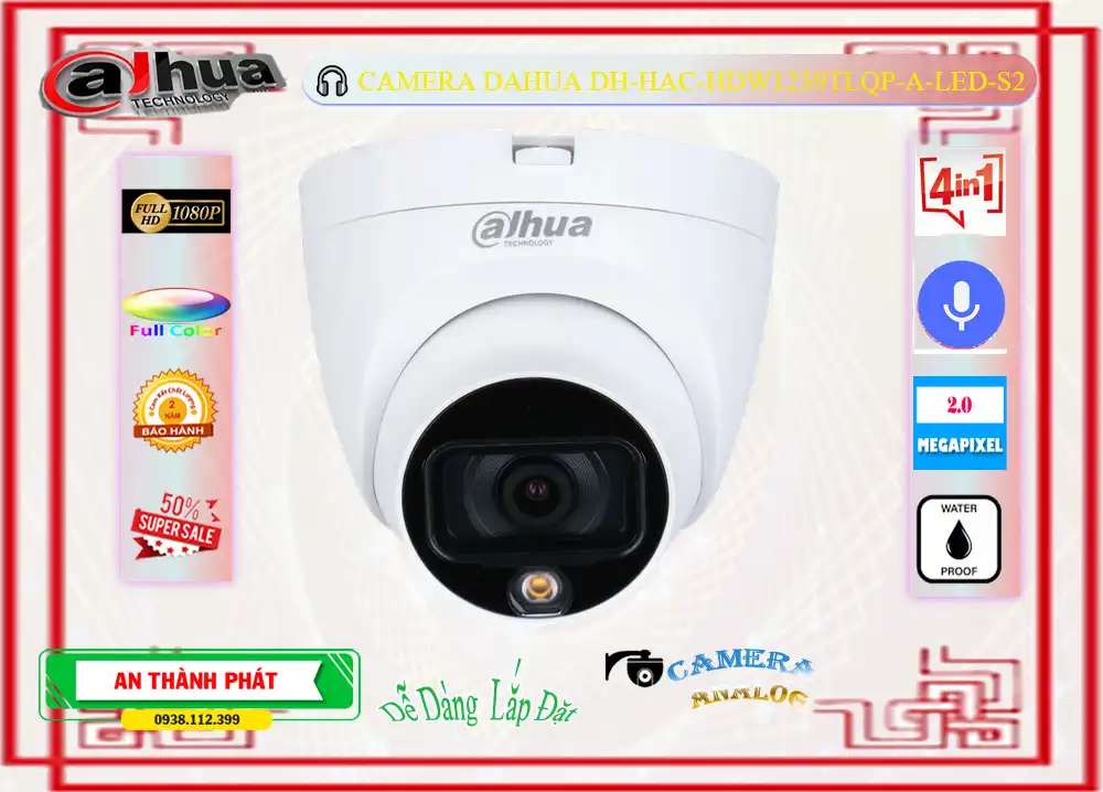 DH-HAC-HDW1239TLQP-A-LED-S2 sắc nét Dahua DH-HAC-HDW1239TLQP-A-LED-S2 sắc nét Dahua