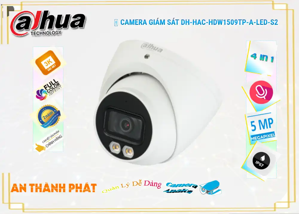 DH-HAC-HDW1509TP-A-LED-S2 sắc nét Dahua ➠ DH-HAC-HDW1509TP-A-LED-S2 sắc nét Dahua ➠