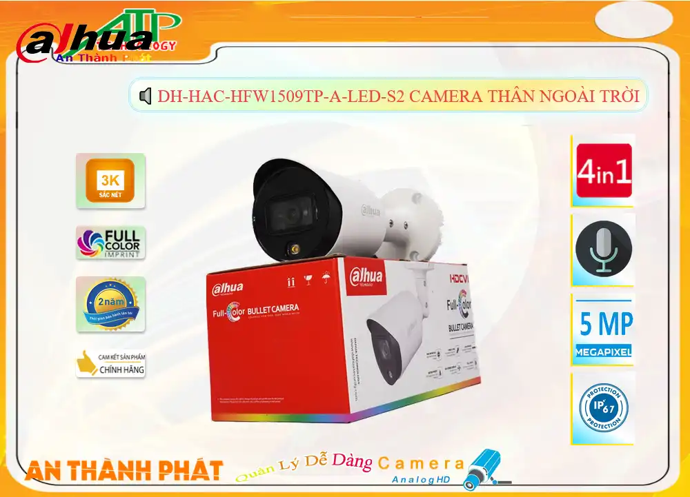 DH-HAC-HFW1509TP-A-LED-S2 sắc nét Dahua DH-HAC-HFW1509TP-A-LED-S2 sắc nét Dahua