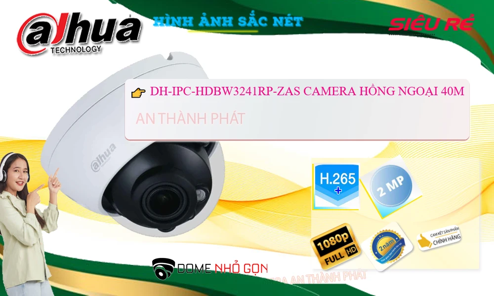 ➠ DH-IPC-HDBW3241RP-ZAS sắc nét Dahua ➠ DH-IPC-HDBW3241RP-ZAS sắc nét Dahua