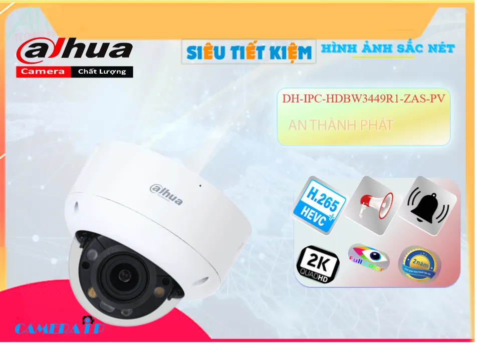 Camera Dahua DH-IPC-HDBW3449R1-ZAS-PV,Giá DH-IPC-HDBW3449R1-ZAS-PV,DH-IPC-HDBW3449R1-ZAS-PV Giá Khuyến Mãi,bán