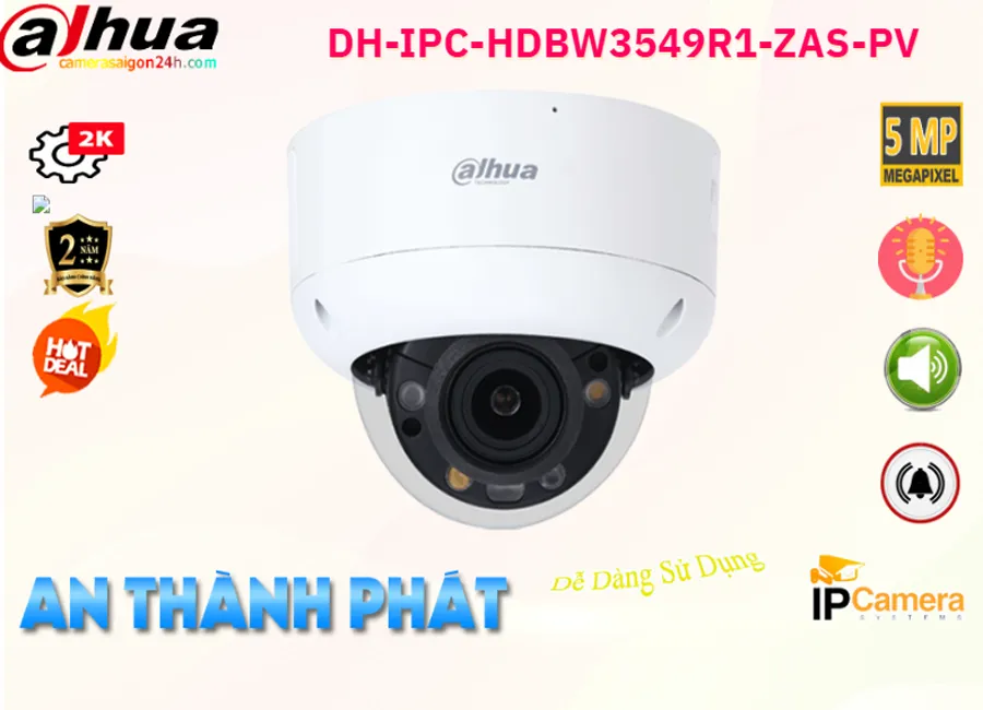 Camera IP Dahua DH-IPC-HDBW3549R1-ZAS-PV,Giá DH-IPC-HDBW3549R1-ZAS-PV,phân phối