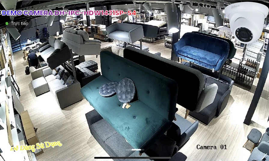Camera Dahua IP Dome DH-IPC-HDW1431SP-S4 chuẩn 4.0MP Camera Dahua IP Dome DH-IPC-HDW1431SP-S4 chuẩn 4.0MP