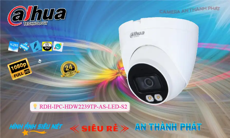➠ DH-IPC-HDW2239TP-AS-LED-S2 sắc nét Dahua ➠ DH-IPC-HDW2239TP-AS-LED-S2 sắc nét Dahua