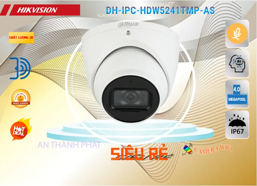 Camera IP Dahua DH-IPC-HDW5241TMP-AS,Chất Lượng DH-IPC-HDW5241TMP-AS,DH-IPC-HDW5241TMP-AS Công Nghệ