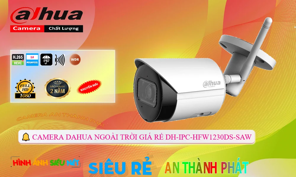 ➠  DH-IPC-HFW1230DS-SAW sắc nét Thiết Bị Mạng
