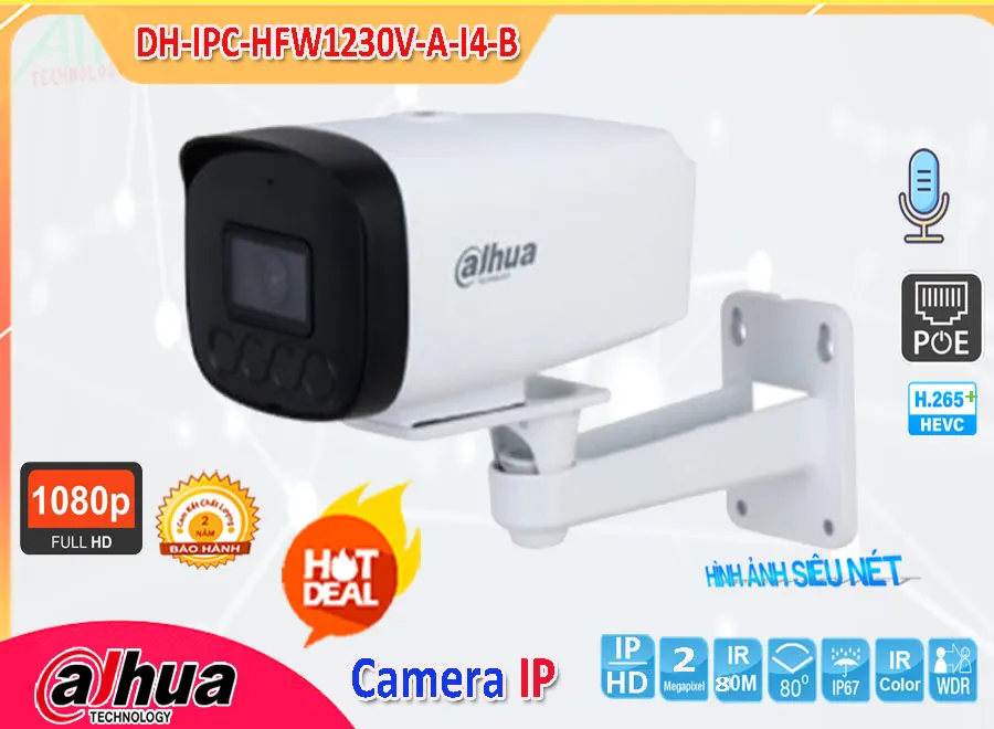 Camera IP Dahua DH-IPC-HFW1230V-A-I4-B,DH-IPC-HFW1230V-A-I4-B Giá rẻ,DH-IPC-HFW1230V-A-I4-B Giá Thấp Nhất,Chất Lượng