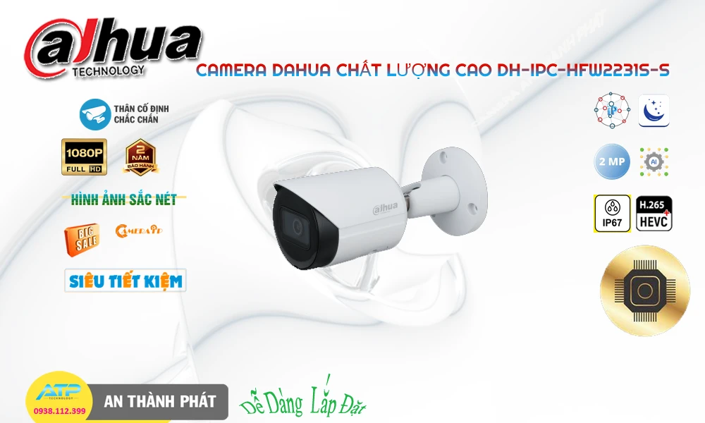 ❂ DH-IPC-HFW2231S-S Camera Dahua ❂ DH-IPC-HFW2231S-S Camera Dahua