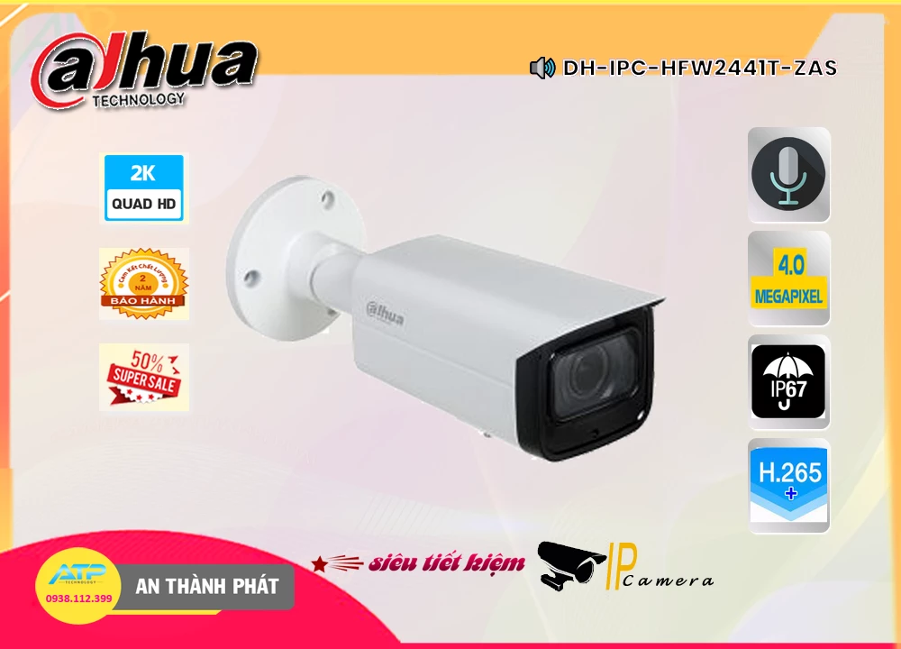 Camera IP Dahua DH-IPC-HFW2441T-ZAS,thông số DH-IPC-HFW2441T-ZAS,DH-IPC-HFW2441T-ZAS Giá rẻ,DH IPC HFW2441T ZAS,Chất