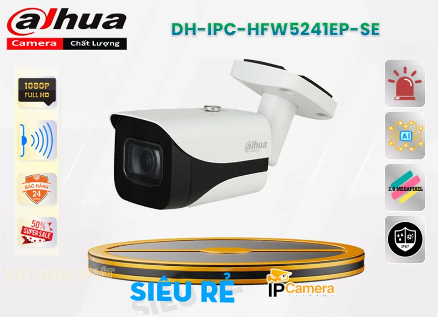 Camera IP Dahua DH-IPC-HFW5241EP-SE,Giá DH-IPC-HFW5241EP-SE,phân phối DH-IPC-HFW5241EP-SE,DH-IPC-HFW5241EP-SEBán Giá