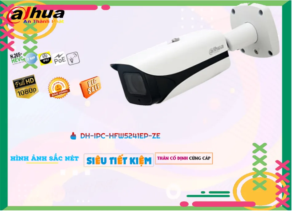 Camera Dahua DH-IPC-HFW5241EP-ZE,DH-IPC-HFW5241EP-ZE Giá Khuyến Mãi,DH-IPC-HFW5241EP-ZE Giá rẻ,DH-IPC-HFW5241EP-ZE Công