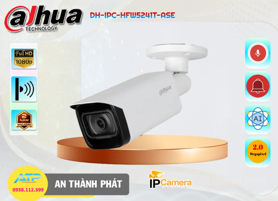 Camera IP Dahua DH-IPC-HFW5241T-ASE,Giá DH-IPC-HFW5241T-ASE,phân phối DH-IPC-HFW5241T-ASE,DH-IPC-HFW5241T-ASEBán Giá