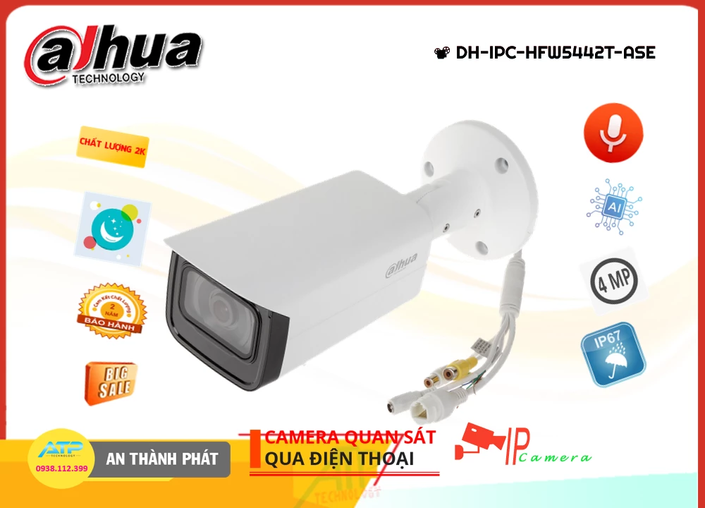 Camera Dahua DH-IPC-HFW5442T-ASE,DH-IPC-HFW5442T-ASE Giá rẻ,DH-IPC-HFW5442T-ASE Giá Thấp Nhất,Chất Lượng