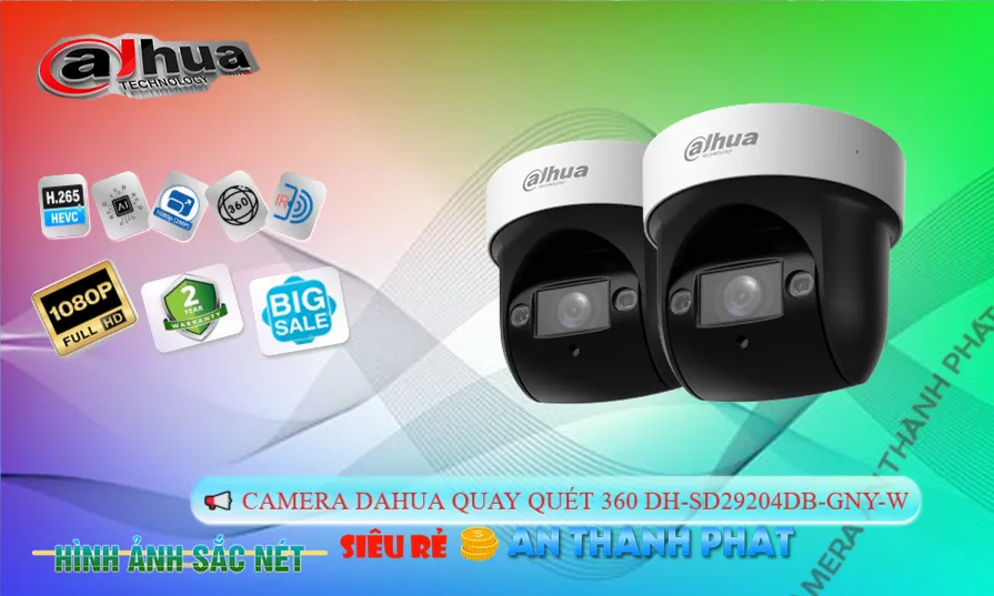 Camera Dahua Thiết kế Đẹp DH-SD29204DB-GNY-W Camera Dahua Thiết kế Đẹp DH-SD29204DB-GNY-W