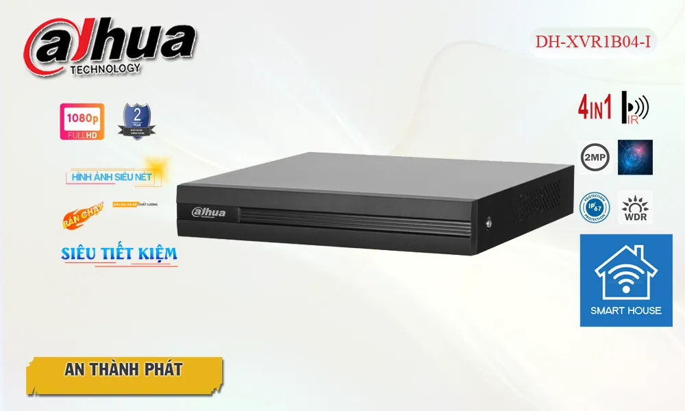 Đầu ghi Dahua HDCVI 4 kênh DH-XVR1B04-I Đầu ghi Dahua HDCVI 4 kênh DH-XVR1B04-I